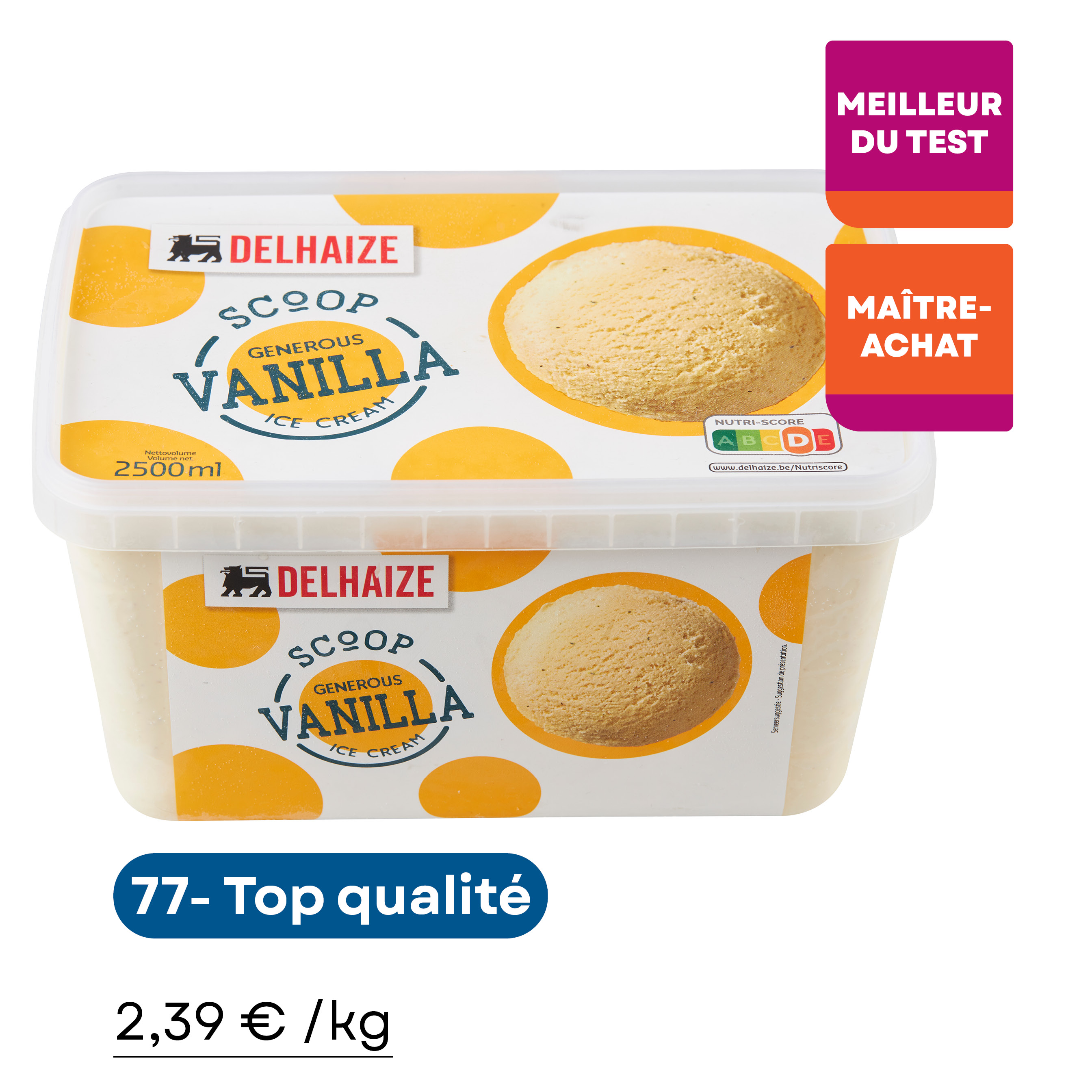 Delhaize Scoop vanille